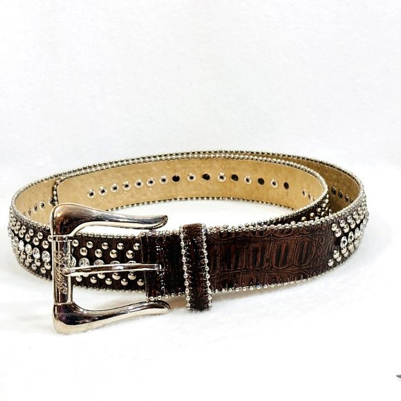 Guess Faux Leather Western Style Belt - XL - Picture 1 of 13